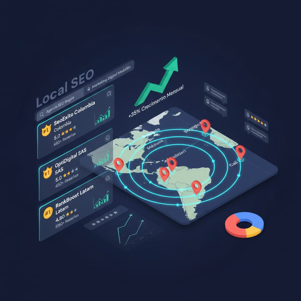 Estrategia SEO local para negocios en Colombia