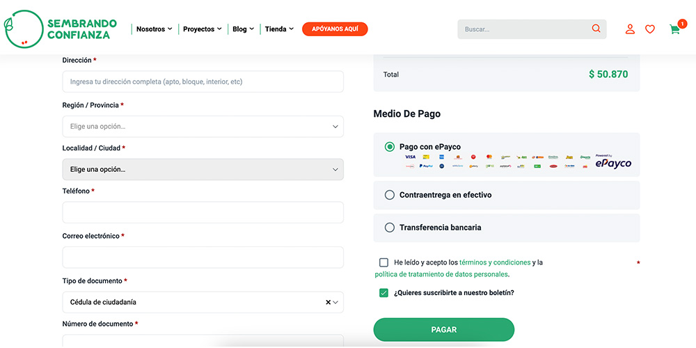 Creación página web